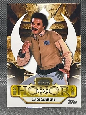 Lando Calrissian 2025 Topps Star Wars Meiyo RBH-6 Rebel Honor Foto 1 de 2