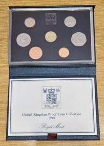 1985 Royal Mint UK Proof Coin Set - Picture 1 of 6