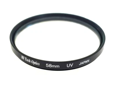 58mm Hi Tech Optics UV Filter - NEW - Image 1 of 4