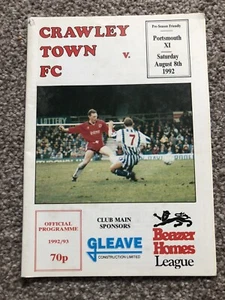Crawley v Portsmouth friendly 1992 - Picture 1 of 2