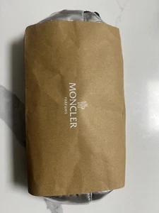 Brand New Moncler Silver Toiletry Pouch 10” X 5 1/2” X 3” Deep - Picture 1 of 2