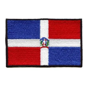 Dominican Republic Embroidered Country Flag Patch - Picture 1 of 1