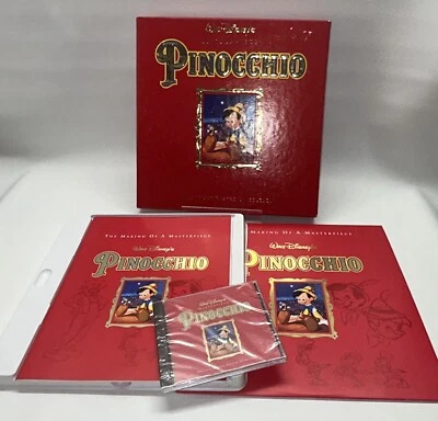 Disney's Pinocchio Masterpiece Deluxe CAV Laser Disc Edition Complete MUST SEE - Image 1 of 4