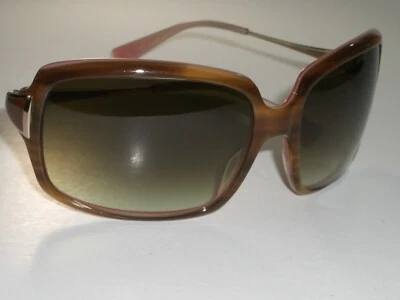 GAFAS DE SOL OLIVER PEOPLE 61[]17-114 DULAINE MARRÓN DEGRADADO MULTI-CLR ENVOLVENTES COMO NUEVAS Foto 1 de 4