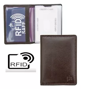 Portafoglio Prime Hide Washington blocco RFID pelle marrone porta carte di credito - Foto 1 di 4
