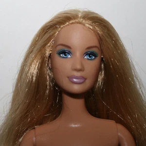 Mattel Barbie Doll Golden Blonde Hair Bendable Legs Articulated Arms and Hands - Picture 1 of 11