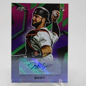 Joey Bart 46/50 RC Auto Card 2021 Topps Fire Baseball #AV-JB SF Giants Rookie - Picture 1 of 5