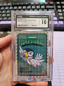 2023 Veefriends Super Stickers cgc 10 Focused Falcon /499 nscc exclusive - Picture 1 of 2