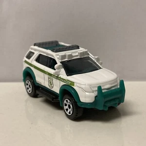 RARE 2012 Matchbox White Green National Park Parks Ford Explorer - Bild 1 von 4
