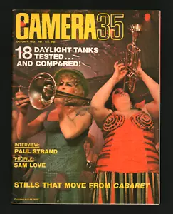 Camera 35 Magazine October 1972 Cabaret Movie Cover Transvestite Transgend Int - Foto 1 di 3