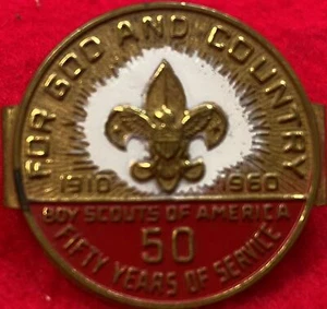1910-1960 For God & Country 50 Yrs. Boy Scouts Of America N/C Slide [X-1245] - Picture 1 of 1