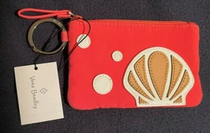Vera Bradley Coral Reef Clam Zip ID Case - NWT - Picture 1 of 2