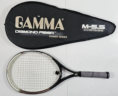 Gamma Power Series Diamond Fiber M-5.5 Oversize 4-3/8" Tennis Racquet - Image 1 of 4