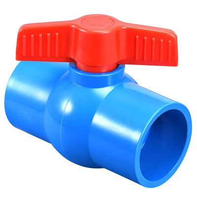 Kugelhahn, 1-1/2 Zoll, PVC-Muffenendventil für Aquarium-Sumpfpumpe Pool - Bild 1 von 4