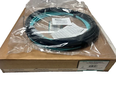 PANDUIT OM4 MPO to MPO 24 Fiber (2x12) 15M Trunk Cable LSZH FZUYL7E7EAAM015 - Image 1 of 4