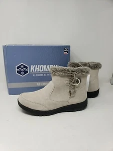 Khombu Women's Winter Snow Boots Ankle Booties Lightweight with Zipper Size 10 - Picture 1 of 11