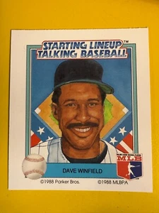 67377 1988 alineación inicial equipo de béisbol parlante Dave Winfield Yankees - Imagen 1 de 3