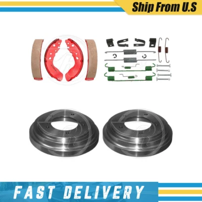 Tambores de freio traseiros sapatas e ferragens kit de mola para 1998 Chevrolet Tracker - Imagem 1 de 4