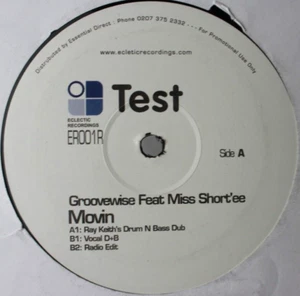 GROOVEWISE FT MISS SHORT'EE, RAY KEITH DUB 12" UK DNB DJ VINYL DRUM AND BASS WLP - Picture 1 of 1