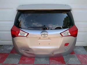 2013-2015 Toyota Rav4 Rear Liftgate Tailgate Silver Manual Spoiler Silver DENTS - Picture 1 of 13