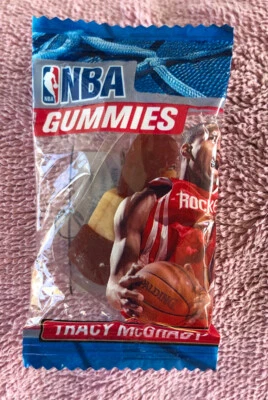 Tracy McGrady Houston Rockets/con licencia de la NBA. - Gummies Candy 2004 Nuevo Raro Foto 1 de 3
