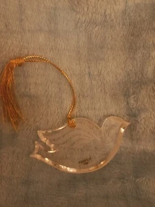 Lenox Crystal 1991 Vintage Dove Christmas Ornament W/Box - Picture 1 of 5