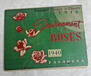 1940 Tournament of Roses Parade Pasadena California Souvenir Fold Out Postcard - Picture 1 of 8
