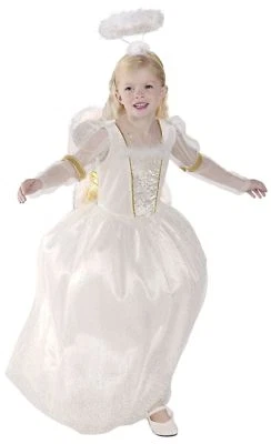 Disfraz de Gracelynn El Ángel de Princesa Paraíso Blanco/Dorado Mediano Nuevo Foto 1 de 4