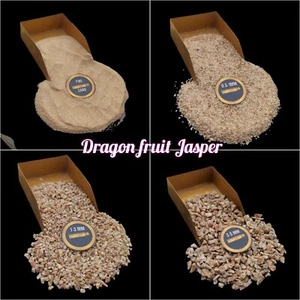 Polvo triturado grueso jaspe fruta dragón natural para uso de masaje joyería arte - Imagen 1 de 17