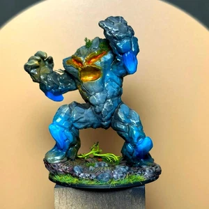 Nolzur's Marvelous Miniatures Earth Golem Elemental Dungeons and Dragons PAINTED - Picture 1 of 3