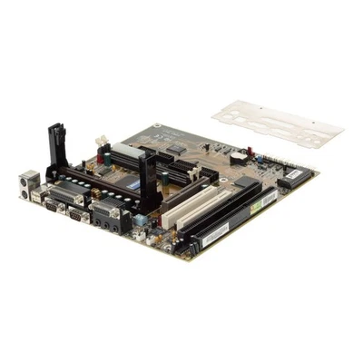 Mainboard micro-ATX DFI P2MEX RevA SLOT 1 SDRAM ISA PCI AGP - Image 1 of 3
