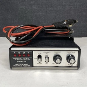 Realistic PRO-11 VHF-HI Autoportable Scanning Receiver 20-155 - Powers On - Picture 1 of 16
