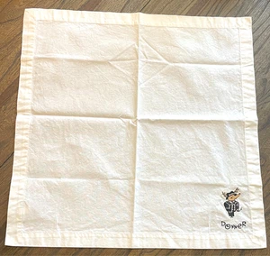 Servilleta de tela bordada Pottery Barn Reindeer Donner 20 x 20 - Imagen 1 de 4