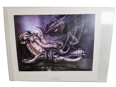H.R. Giger SIGNED lithograph Pilot in Cockpit Dark Horse ALIEN #878/1000 SEALED - Image 1 of 4