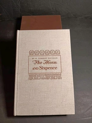 The Moon and Sixpence W Somerset Maugham Heritage HC SLIPCASE PAUL GAUGUIN ILLUS - Imagem 1 de 4