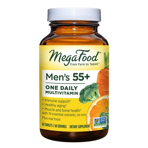 Men's 55+ One Daily Multivitamin 60 Tabs  by MegaFood - Image 1 of 1