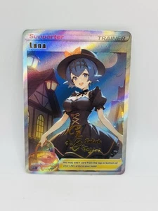 Pokemon Goddess Lana Halloween Special Doujin DIY Kawaii Art Holo Card - Picture 1 of 1