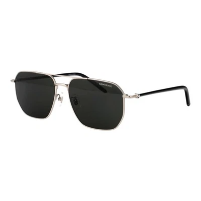 NUEVO Gafas de sol Mont Blanc MB0367SA-002 60 mm 100 % auténticas Foto 1 de 4