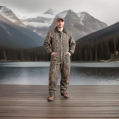 Vtg 80's Walls Blizzard-Pruf Coveralls Mens Chest 42-44 Camo Thinsulated USA -L - Image 1 of 4