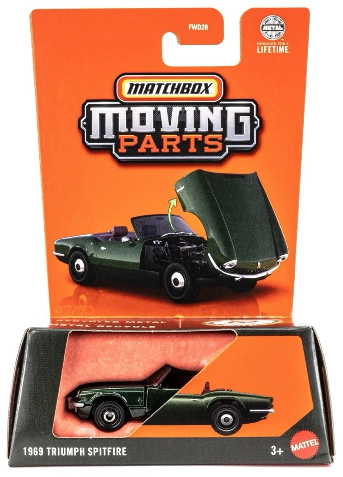 MATCHBOX 1969 TRIUMPH SPITFIRE MOVING PARTS 2025 - Image 1 of 1