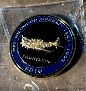 2019 UNITED STATES NAVAL AIR STATION WILDWOOD N.J. DAUNTLESS CHALLENGE COIN NEW - Picture 1 of 7