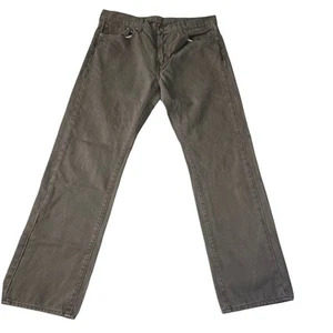 Jeans uomo Levi’s 513 slim dritto velluto a coste marrone oliva taglia 36x32 - Foto 1 di 11