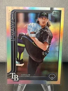 2025 Topps Ryan Pepiot Rainbow Foil #179 Tampa Bay Rays - Bild 1 von 2