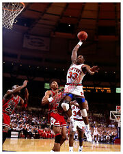 1992 NEW YORK KNICKS TEAM PHOTO BASKETBALL EWING KIMBLE RIVERS NBA HOF USA