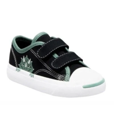 匡威 Converse Jack Purcell 2V Monster 印花运动鞋黑色/酷鼠尾草/白色 — 第 1/4 张图片