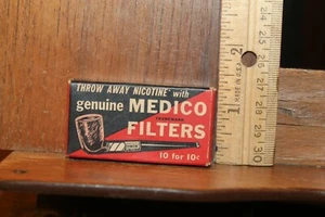Vintage Medico Pipe Filters 1950's Box of 9 - Picture 1 of 5