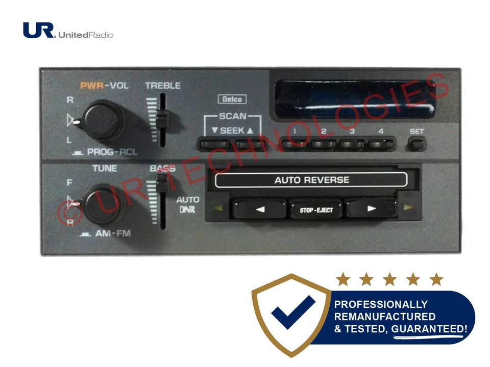 16195181 VINTAGE CHEVROLET AM/FM CASSETTE 1994-1996 BERETTA/CORSICA Foto 1 de 1