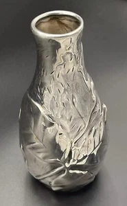 Tiffany Sterling Silber Blattform Vase - Louis Comfort Tiffany Collection - Bild 1 von 11