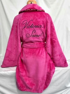Victorias Secret The Cozy MONOGRAM PLUSH LOGO ROBE SUPER SOFT NWT XL / XXL - Picture 1 of 8