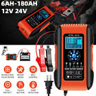 Smart Battery Maintainer 10-Amp, 24V and 12V Battery Charger Automotive W/LCD US